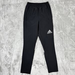 Adidas Climalite Nylon‎ Jogger Pants Mens Small Black Windbreaker